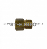 Переходник с М14*1.5 на М16*1.5 - st-e.info - Тула