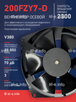 Вентилятор  200FZY7-D  - st-e.info - Тула