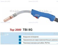 Горелка для полуавтоматической сварки TBI 8G-blue-RGZ, длина 3 метра - st-e.info - Тула
