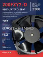 Вентилятор  200FZY7-D  - st-e.info - Тула