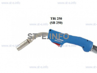 Горелка для полуавтоматической сварки TBi 250-blue-ESG, длина 5 метров - st-e.info - Тула