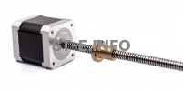 Шаговый двигатель 42HSL48-1204JA08-E150 (Tr8*8) - st-e.info - Тула