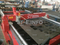 Портальный станок скоростной плазменной резки метала ST-1325UF - st-e.info - Тула