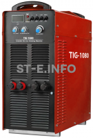 Сварочный аппарат для аргонодуговой сварки TIG-1080 - st-e.info - Тула