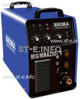 Сварочный инверторный полуавтомат BRIMA MIG/MMA 250-1 (220) - st-e.info - Тула