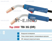 Горелка для полуавтоматической сварки TBi 3G-blue-ESG, с поворотным корпусом, длина 3 метра - st-e.info - Тула