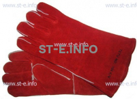 Перчатки-краги сварщика TETU 104 KEVLAR RED - st-e.info - Тула