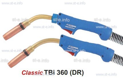Горелка для полуавтоматической сварки TBi 360-blue-ESG, длина 3 метра - st-e.info - Тула