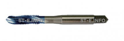 Метчик машинный М10*1,5 с винтовой канавкой DIN-371, сталь М35 - st-e.info - Тула