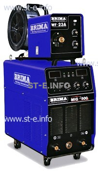 Сварочный инверторный полуавтомат Brima MIG-500 - st-e.info - Тула
